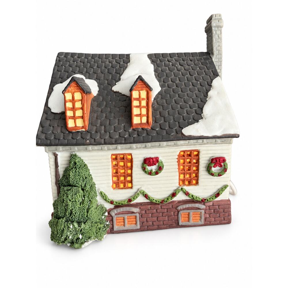 Vintage 1992 Lemax Hathaway General Store Lighted Christmas Village House - Picture 2 of 7